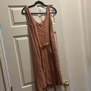 Eve Gravel linen dress